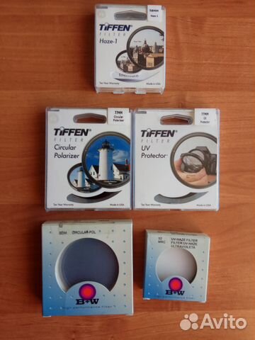 Светофильтры B+W и Tiffen диаметр 52mm 58mm 77mm