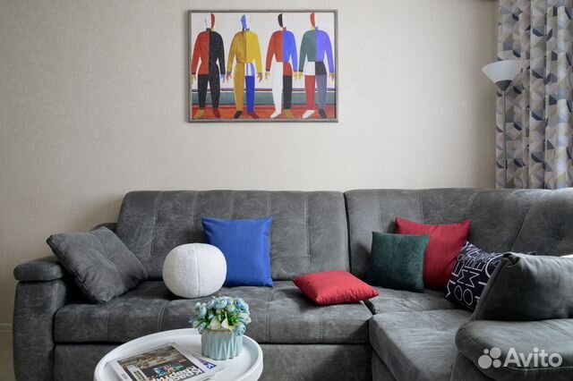 

2-к. квартира, 37,5 м², 2 кровати