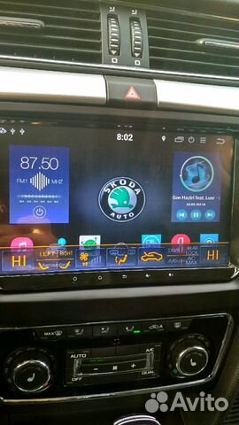 Штатное гу android 7.1 9 дюймов VW skoda seat