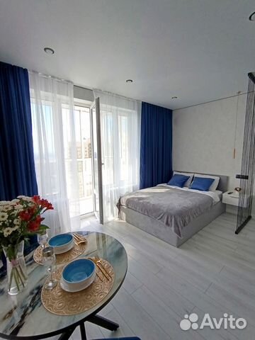 

Квартира-студия, 35 м², 2 кровати