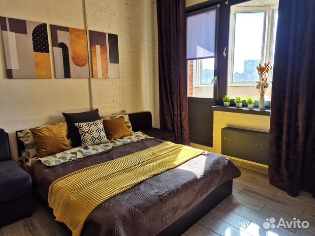 

Квартира-студия, 30 м², 2 кровати