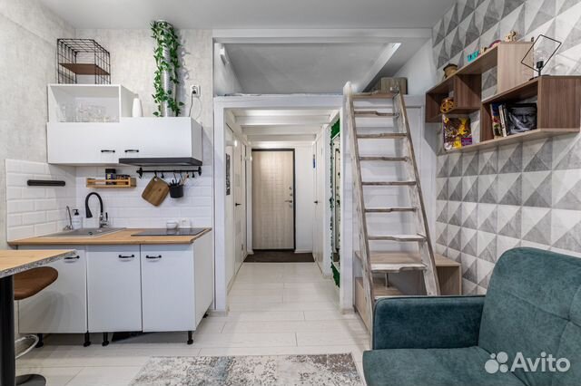 

Квартира-студия, 20 м², 2 кровати