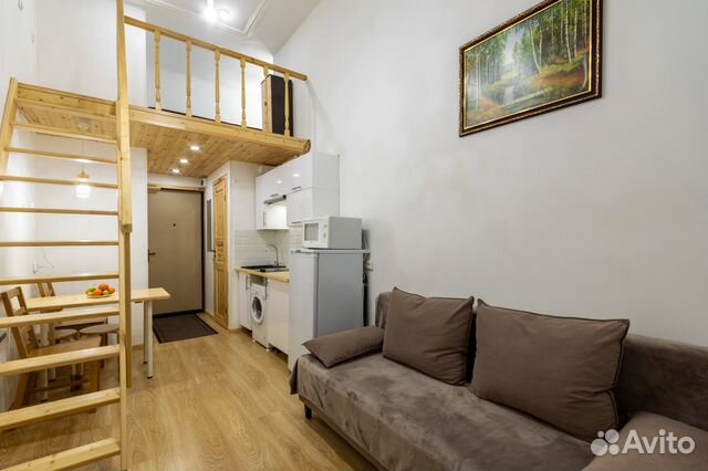 

Квартира-студия, 15 м², 2 кровати