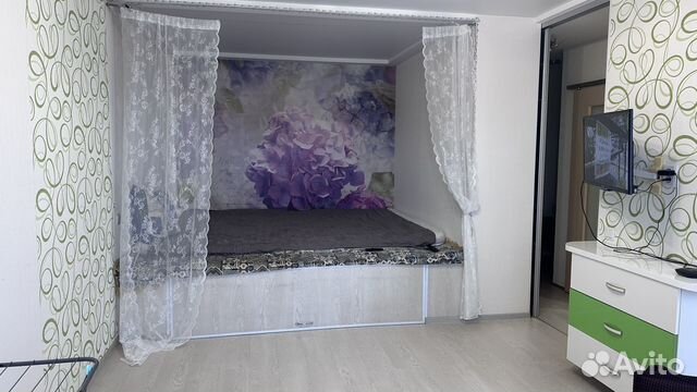 

Квартира-студия, 33 м², 2 кровати