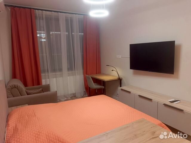 

Квартира-студия, 25 м², 2 кровати