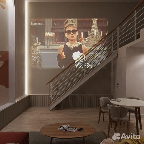 

Квартира-студия, 45 м², 2 кровати