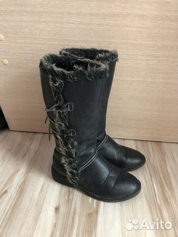 Сапожки зимние на девочку