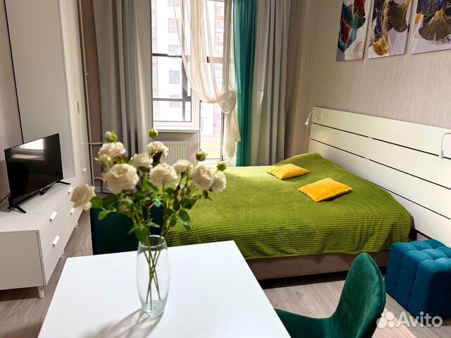 

Квартира-студия, 27 м², 1 кровать