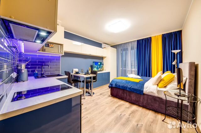 

Квартира-студия, 30 м², 1 кровать