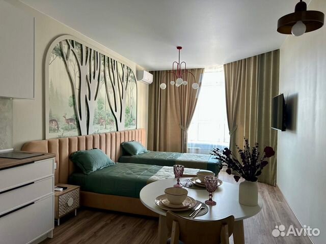 

Квартира-студия, 28,1 м², 2 кровати