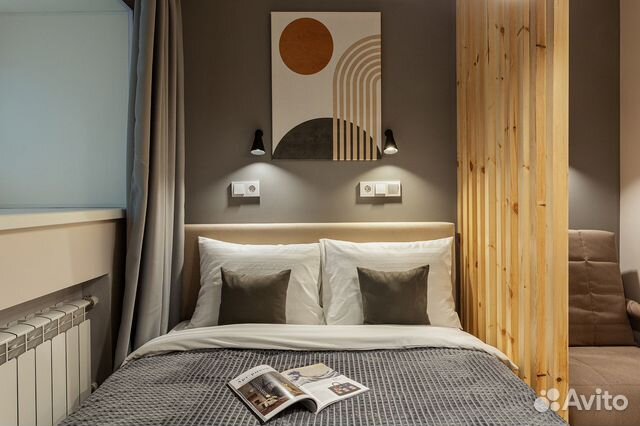 

Квартира-студия, 18 м², 2 кровати
