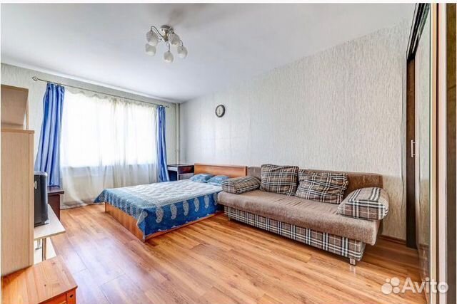 

1-к. квартира, 45 м², 2 кровати