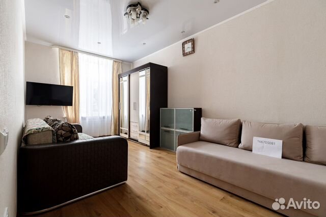 

1-к. квартира, 30 м², 2 кровати