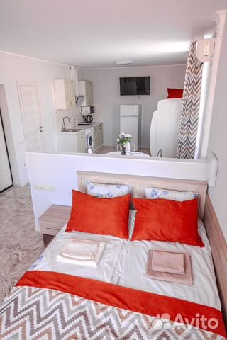 

Квартира-студия, 40 м², 2 кровати