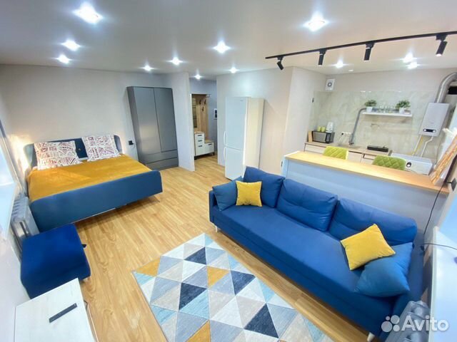 

Квартира-студия, 30 м², 2 кровати