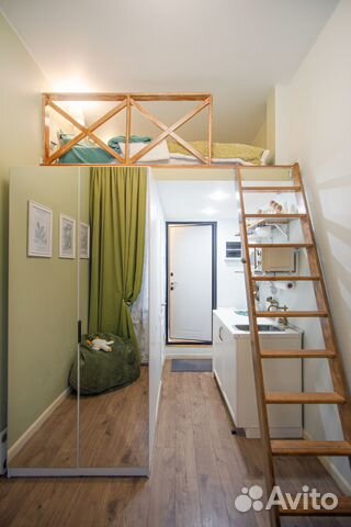

Квартира-студия, 14 м², 1 кровать