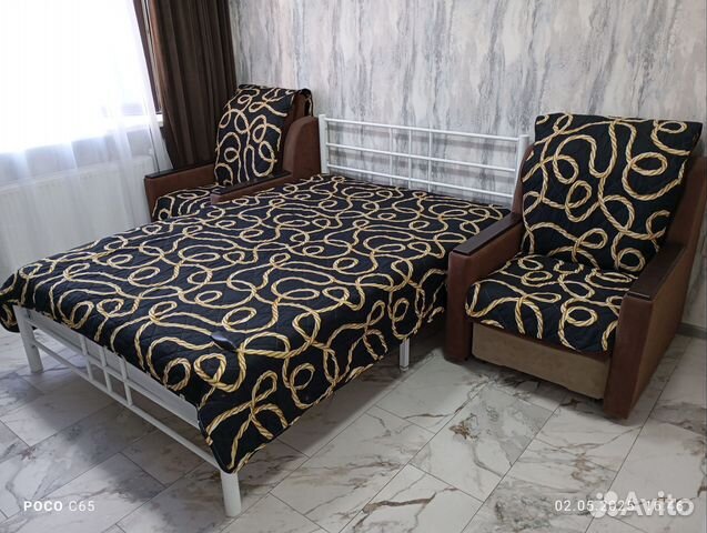 

Квартира-студия, 25 м², 3 кровати