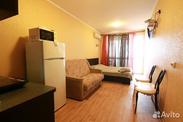 

Квартира-студия, 33 м², 2 кровати