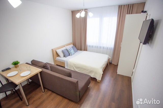 

Квартира-студия, 22 м², 2 кровати