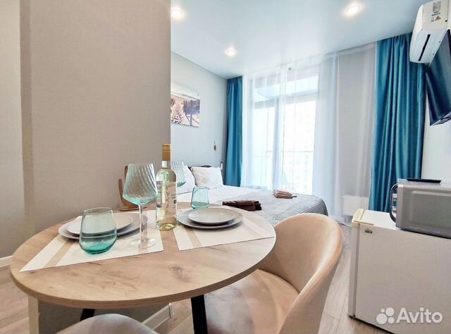 

Квартира-студия, 30 м², 1 кровать