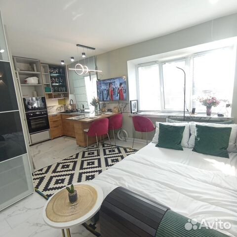 

Квартира-студия, 25 м², 1 кровать