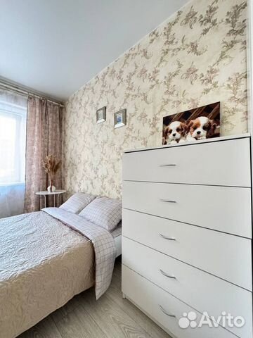 

1-к. квартира, 38 м², 2 кровати