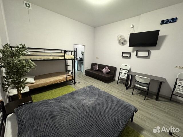 

Квартира-студия, 32 м², 3 кровати