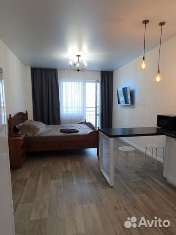 

Квартира-студия, 33 м², 2 кровати
