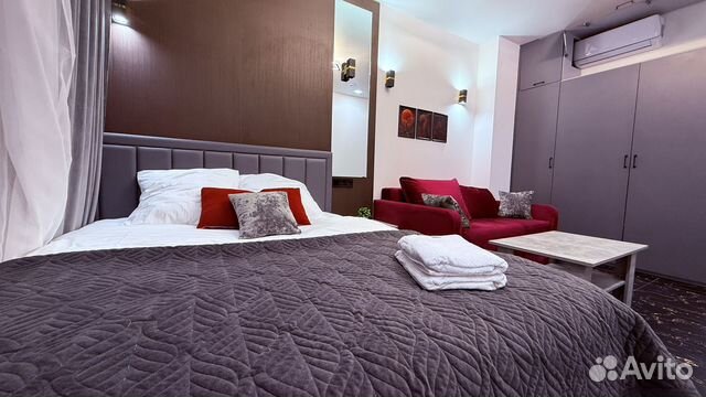 

Квартира-студия, 28 м², 2 кровати