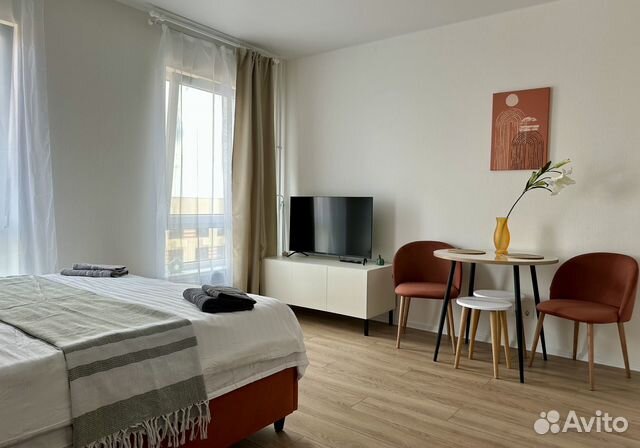 

Квартира-студия, 35 м², 2 кровати