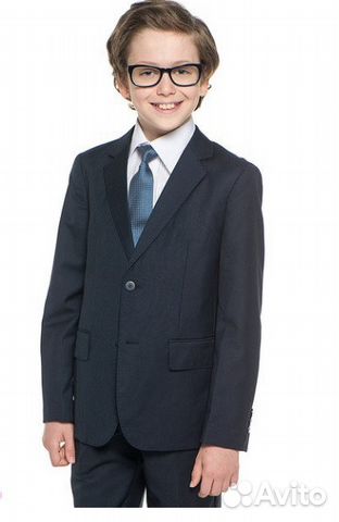 Пиджак школьный S'Cool 152, 158, 164 тёмно-синий