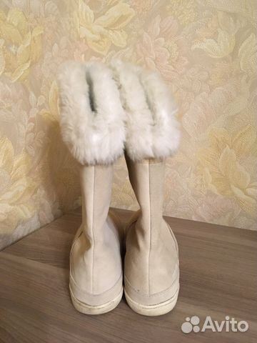 Меховые сапоги Adidas
