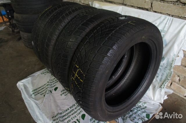 Зимние шины бу R16 205/55/16 Dunlop SP Winter 3D Зимние шины бу R16 205/55/16 Dunlop SP Winter 3D
