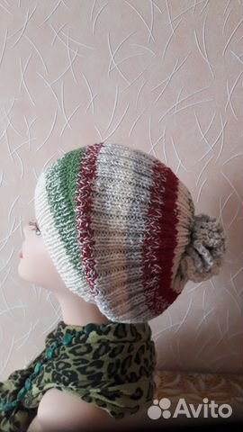 Шапка вязанная женская