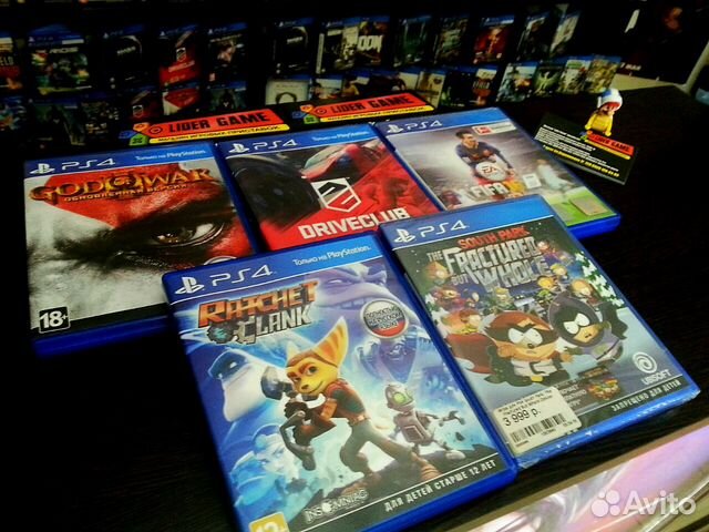 Супер набор из 5 игр PS4
