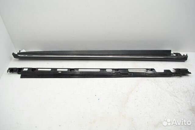 Накладка порога с хромом Mercedes W166 ML/GLE Накладка порога с хромом Mercedes W166 ML/GLE