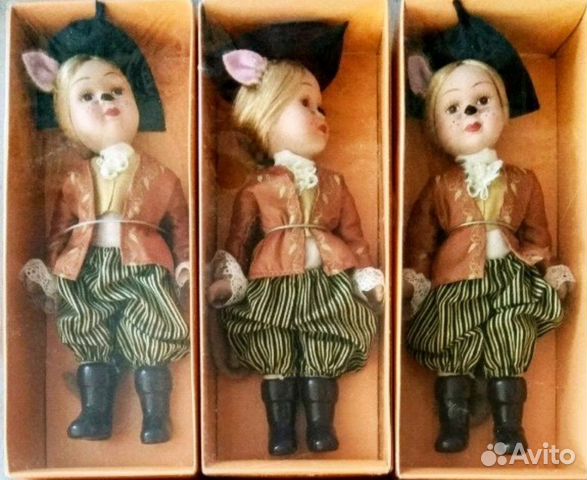 Фарфоровая кукла Кот в сапогах Фарфоровая кукла Кот в сапогах