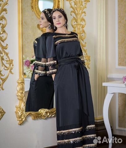 Роскошное чёрное платье. Италия Роскошное чёрное платье. Италия