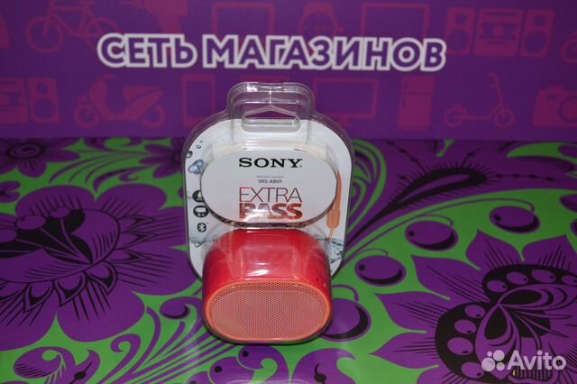 Портативная акустика Sony SRS-XB01. Новая