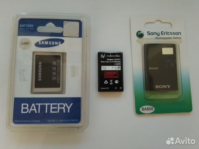 Батарея Sony Ericsson BA600 / SAMSUNG D880 / Fly