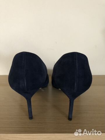 Туфли Manolo Blahnik темно-синие 39,5 Туфли Manolo Blahnik темно-синие 39,5