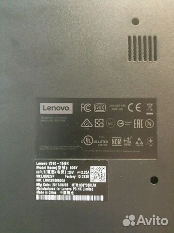 Ноутбук Lenovo V310 15