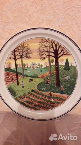 Коллекционные тарелки Германия Villeroy&Boch
