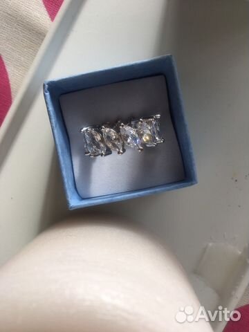 Серебряное Кольцо с цирконами