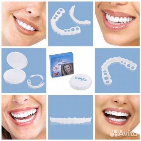 Съемные виниры элайнеры Veneers Snap-on smile вин Съемные виниры элайнеры Veneers Snap-on smile вин