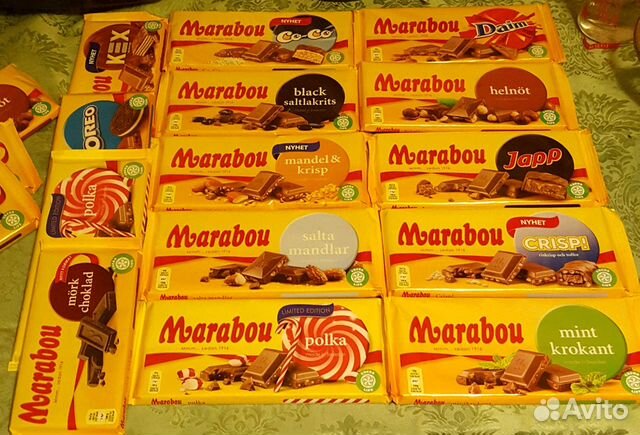 Финский шоколад Marabou