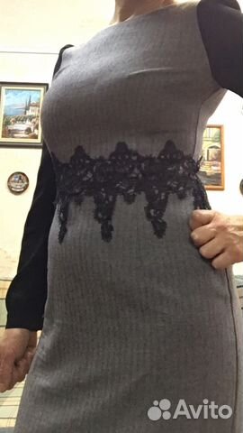 Платье, 44-46, Италия. Одето 1 раз. Состояние ново