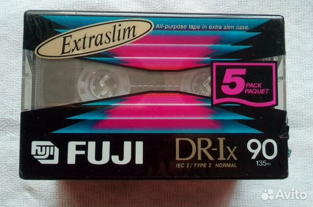 Аудиокассеты fuji DR-Ix 90