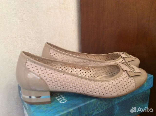 Туфли нат кожа беж Cavaletto Словения на 38,5-39 Туфли нат кожа беж Cavaletto Словения на 38,5-39