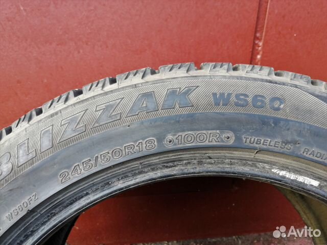 Bridgestone Blizzak WS-60 (1шт.) 245/50 R18 100R